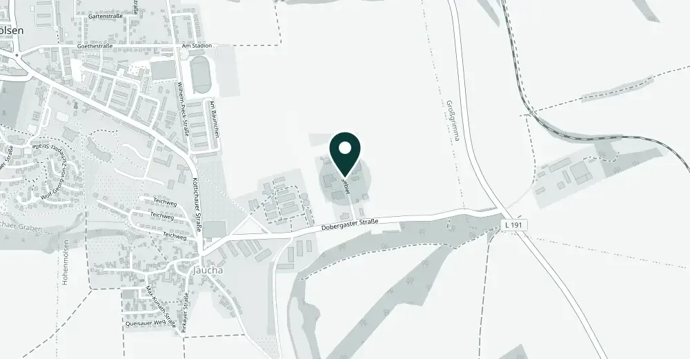 Anfahrt zu WID Autohaus in Hohenmölsen: Kartenausschnitt mit Markierung Im Gewerbegebiet 1, 06679 Hohenmölsen